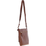 Ashwood Leather Smart Crossbody Bag 2 Tone Tan: 64638/cb-9