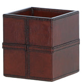 Ashwood's Premium Leather Pen Holder with Elegant Metal Buckle Chestnut: LF-104