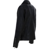 Brampton London Men's Real Leather Biker Jacket Black: BLM F-35