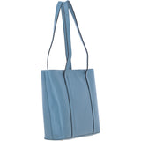 Ashwood Elegant Ladies Leather Shoulder Bag Denim: 64668
