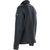 Trapper Mens Leather Jacket Dk Black 27: no1