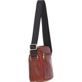 Ashwood Leather Men's Cross Body Bag Tan: PL-43