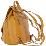 Ashwood Genuine Leather Compact Backpack Mustard: Y-57