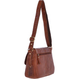 Vintage Leather Cross Body Shoulder Bag Honey – G22