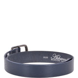 Mens Leather Belt Navy: AB-05