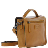 Ashwood Leather Medium Crossbody Satchel Bag Mustard: P-62