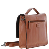 Ashwood Leather Unisex Large Crossbody Satchel Bag Tan: P-63