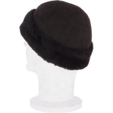 Ladies Luxury Sheepskin Hat Brown: 34
