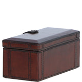 Ashwood Luxury Leather Dual Watch & Bracelet Storage Box Chestnut: LF-119
