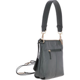 Small Two In One Leather Crossbody Bag & Shoulder Bag Bottle Green : 62539