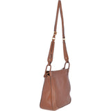 The Bridge Full Grain Italian Leather Shoulder Bag Havana Gold - 040715 1P 2C NH