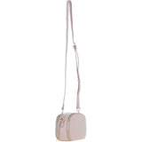 Ashwood Leather Compact Crossbody Bag with Adjustable Strap Beige: Y-53