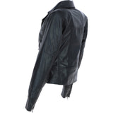Ladies  Ashwood Leather Biker Jacket Black: AWL-1991