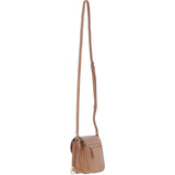 Ashwood Elegant Leather Crossbody Bag with Twist Lock Butterscotch: Y-52