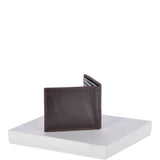 Vegetable Tanned Leather Classic 8 Card Billfold  Wallet Brown : 1211-VT