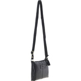 Ashwood Genuine Leather Crossbody Bag Black: G-15