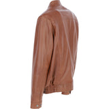 Ashwood Men's Genuine Leather Bomber Jacket Tan: AW-2255