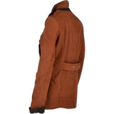 Women's Nubuck Leather Jacket Tan/nub: BARRY