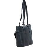 Ashwood Elegant Leather Tote Bag Black: Oxford