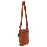 Luxury Small Leather Flight Bag Tan: D-90