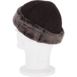 Ladies Luxury Sheepskin Hat Mid Brown: 34