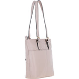 Elegant Shoulder Bag with Adjustable Straps Beige: 64562