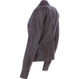 Ashwood Leather Women's Two Button Raw-Edge Blazer Brown: AWL-RE Blazer
