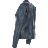 Leather Jacket Navy/nap: AWL-710