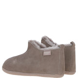 Fenland Classic Suede Sheepskin Bootie Slippers Taupe: DARWIN