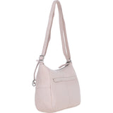 Leather Shoulder Bag with Zip & Magnetic Pocket Blush: Meath