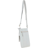 Ashwood Leather Crossbody Bag - Ice Grey: 63014/cb3