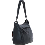 Ashwood Leather Women’s Buckle Shoulder Tote Bag Black: S-33
