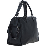 Brampton London Leather Weekender Bag Black: 64807