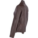 Leather Jacket Mid Brown/app: AWL-738