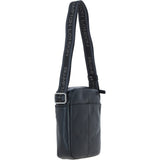 Brampton Leather Men's Crossbody Bag Black: 64405