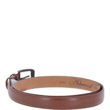 Mens Leather Chino Belt Tan: AB-32