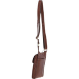 Ashwood Leather & Harris Tweed® Cloth elegance Crossbody Bag Tan/Watch: TW-20-04-TW