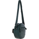 Ashwood Leather Round Crossbody Bag Green: P-66