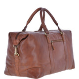 Large Leather Vintage Holdall Tan : G-36