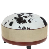 Luxurious Ashwood Leather Footrest/Stool Multi: M-18926
