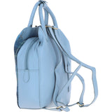 Ashwood Leather & Harris Tweed® Cloth Multi-Pocket Backpack Baby-blue/Blue: TW-66-19-BB
