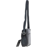 Ashwood Leather Ladies Crossbody Bag Black: Glasgow