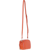 Ashwood Leather Compact Crossbody Bag with Adjustable Strap Orange: Y-53