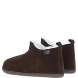 Fenland Classic Suede Sheepskin Bootie Slippers Brown: DARWIN