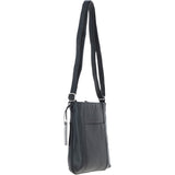 Ashwood Women's Leather Shoulder Bag Black: Edinburgh