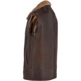 Sheepskin Gilet Camel Antique: KE-176