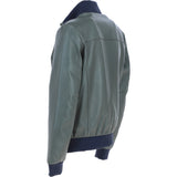 Ashwood Leather Men’s Modern Bomber Jacket Green: 162176