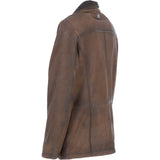 Mens Trapper Leather Jacket Brown 27: 162211