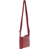 Ashwood Genuine Leather Crossbody Bag Red: G-15