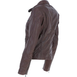 Leather Biker Jacket Bordeaux: G 2131